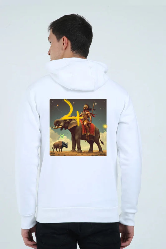 Cosmic Magic Mahakumbh Heavyweight Zip Hoodie (Unisex) – Jupiter in Taurus Design